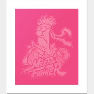 Beaker Meep Pink Posters and Art